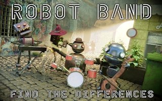 Image Robot Band - Find the differences